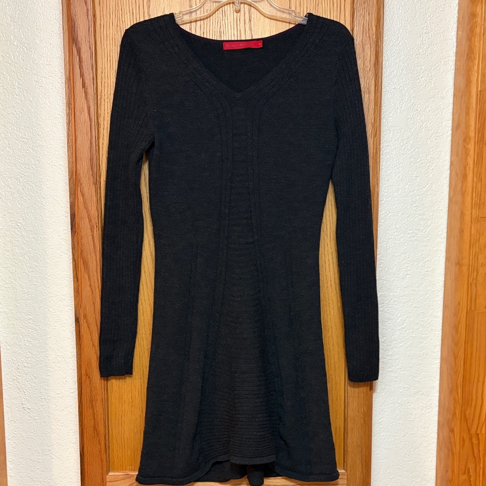 Krimson Klover 100% Merino Wool Long Sleeve Knit Dress